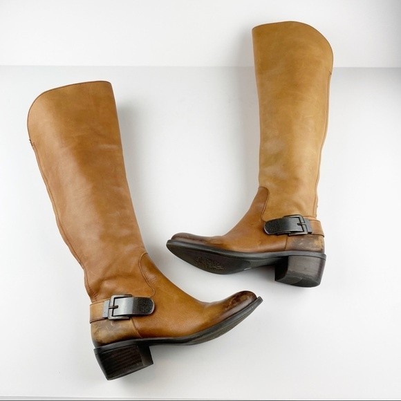 Vince Camuto Shoes - Vince Camuto Bedina Leather Knee High Riding Boots Size 5.5
